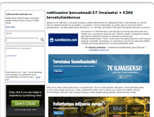 Tablet Screenshot of netticasinobonuskoodi.com